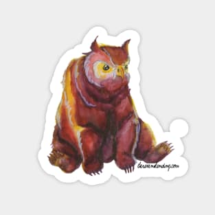 Cuddly Owlbear Sticker